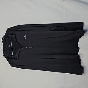 Paradox black quarter zip long sleeve workout pull over Activewear shirt sz XL